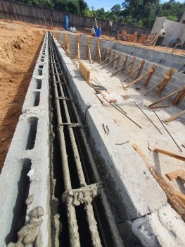 Construção de Piscinas em Alvenaria no Aeroporto