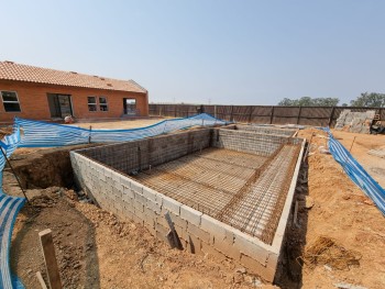 Projeto Estrutural de Piscina de Alvenaria em Água Branca